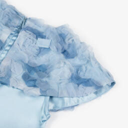 The Tiny Universe-بلوزة ساتان للبنات بياقة تول | Childrensalon Outlet