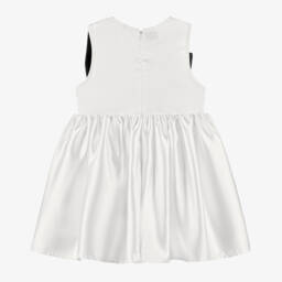 The Tiny Universe-Girls Satin Dress with Bow | Childrensalon Outlet