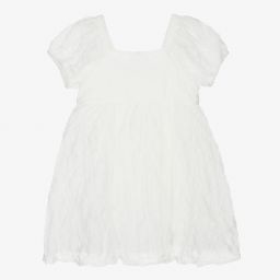 The Tiny Universe-Girls White Crêpe Dress | Childrensalon Outlet