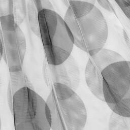 The Tiny Universe-تنورة تول لون أبيض وأسود | Childrensalon Outlet