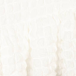 The Tiny Universe-Girls White Textured Square Dress | Childrensalon Outlet