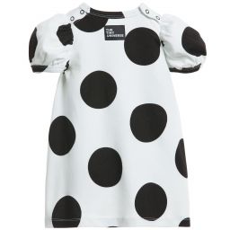 The Tiny Universe-Ivory 'The Tiny Dot' Jersey Dress | Childrensalon Outlet