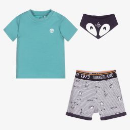 Timberland-Голубой подарочный комплект для малышей | Childrensalon Outlet