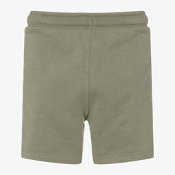 Timberland-Baby Boys Green Cotton Jersey Shorts | Childrensalon Outlet