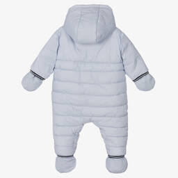 Timberland-أوفرول شتوي مبطن لون أزرق فاتح للمواليد | Childrensalon Outlet