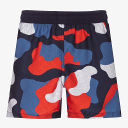 Timberland-شورت سباحة لون كحلي وأحمر للأولاد | Childrensalon Outlet