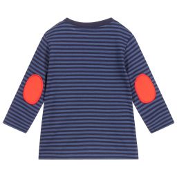 Timberland-Blue Striped Cotton Baby Top | Childrensalon Outlet