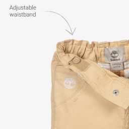 Timberland-Boys Beige Cotton Chinos | Childrensalon Outlet