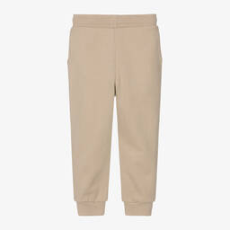Timberland-Boys Beige Cotton Joggers | Childrensalon Outlet