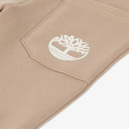Timberland-Boys Beige Organic Cotton Trousers | Childrensalon Outlet