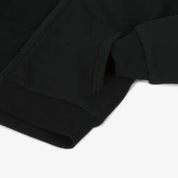 Timberland-توب هودي بسحاب مزيج قطن لون أسود للأولاد | Childrensalon Outlet