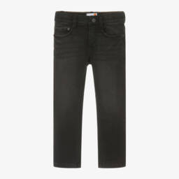 Timberland-Boys Black Stretch Denim Trousers | Childrensalon Outlet