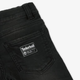 Timberland-Boys Black Stretch Denim Trousers | Childrensalon Outlet