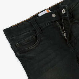 Timberland-Boys Black Stretch Denim Trousers | Childrensalon Outlet