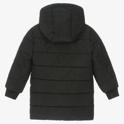 Timberland-Boys Black Water-Repellent Puffer Coat | Childrensalon Outlet