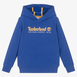 Timberland-Синяя хлопковая худи для мальчиков | Childrensalon Outlet