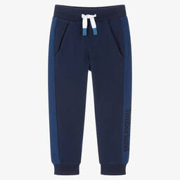 Timberland-Синие хлопковые джоггеры | Childrensalon Outlet