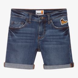 Timberland-Boys Blue Denim Shorts | Childrensalon Outlet