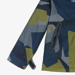 Timberland-Boys Blue & Green Windbreaker Jacket | Childrensalon Outlet