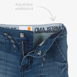 Timberland-Boys Blue Logo Denim Jeans | Childrensalon Outlet