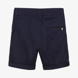 Timberland-Синие шорты чинос из саржи | Childrensalon Outlet