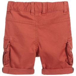 Timberland-شورت أطفال ولادي قطن لون أحمر | Childrensalon Outlet