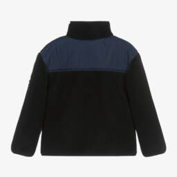 Timberland-Boys Cosy Black Fleece Jacket | Childrensalon Outlet