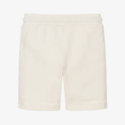 Timberland-Boys Creamy Organic Cotton Shorts | Childrensalon Outlet