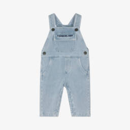Timberland-Boys Denim Blue Playtime Overalls | Childrensalon Outlet