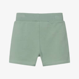 Timberland-Boys Green Cotton Comfort Shorts | Childrensalon Outlet