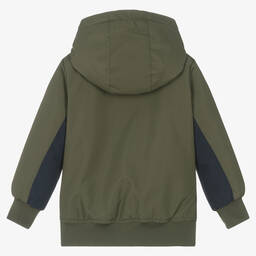 Timberland-Зеленая водонепроницаемая куртка | Childrensalon Outlet