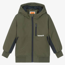 Timberland-Зеленая водонепроницаемая куртка | Childrensalon Outlet