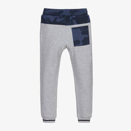 Timberland-Boys Grey Cotton Joggers | Childrensalon Outlet