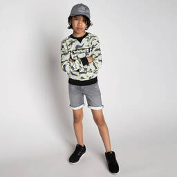 Timberland-Серые джинсовые шорты для мальчиков | Childrensalon Outlet