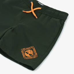 Timberland-شورت سباحة لون أخضر كاكي للأولاد | Childrensalon Outlet