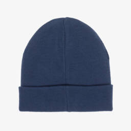 Timberland-Boys Knitted Blue Viscose Hat | Childrensalon Outlet