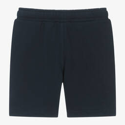 Timberland-Boys Navy Blue Cotton Shorts | Childrensalon Outlet