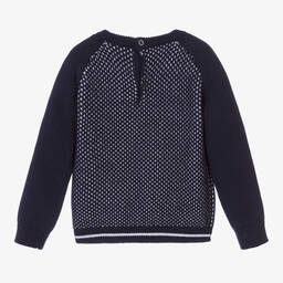 Timberland-Синий свитер для мальчиков | Childrensalon Outlet