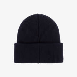 Timberland-Boys Navy Cotton Knit Hat | Childrensalon Outlet