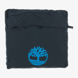 Timberland-Boys Navy Hooded Rain Jacket | Childrensalon Outlet