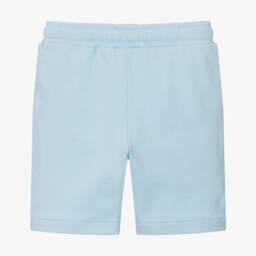 Timberland-Boys Pale Blue Terry Shorts | Childrensalon Outlet