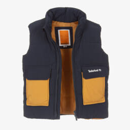 Timberland-جيليه بافر لون كحلي للأولاد | Childrensalon Outlet