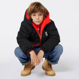 Timberland-Boys Reversible Padded Jacket | Childrensalon Outlet