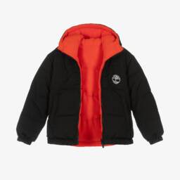 Timberland-Boys Reversible Padded Jacket | Childrensalon Outlet