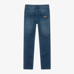 Timberland-جينز سليم فيت قطن دنيم لون أزرق للأولاد | Childrensalon Outlet