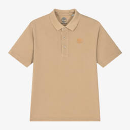 Timberland-Мягкая бежевая рубашка поло для мальчиков | Childrensalon Outlet