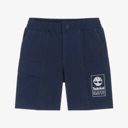 Timberland-Мягкие синие трикотажные брюки для мальчиков | Childrensalon Outlet