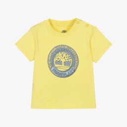 Timberland-Boys Sunny Cotton Tree Tee | Childrensalon Outlet