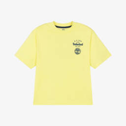 Timberland-Boys Sunny Organic Cotton Tee | Childrensalon Outlet