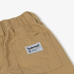 Timberland-Boys Tan Cotton Adventure Pants | Childrensalon Outlet